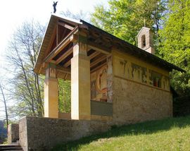 St-Maurus-Kapelle bei Beuron

St. Maurus chapel near Beuron
(eclectical art 'Beuron School'
of 19. century)