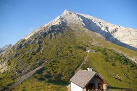 Hocheck
Watzmannhaus-Winterlager
Watzmann Hut winter-camp