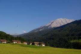 Watzmann-Westwand von Ramsau-Taubensee
west face of Mount Watzmann seen from Ramsau