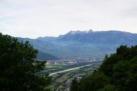Sankt Galler Rheintal / Alps Rhine Valley of Saint Gallen
Vaduz - Buchs Grabs - Rhein / River Rhine - (Mount) Alpstein
Wildhuser Schafberg - Altmann