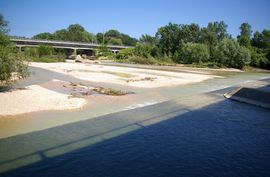 Fiume Chienti
bei/near Civitanova Marche