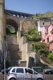 Campania - Salerno
strada statale - ferrovia - autostrada
(additive Trassierung / additive alignment)