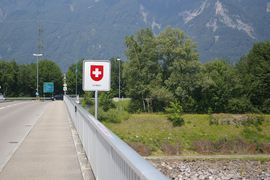 St. Galler Rheintal
Alps Rhine Valley (St. Gallen, Switzerland)
bei/near Rugell (Liechtenstein, Grenze/border)