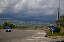 bei/near Cosenza
Sila (hinten/background)