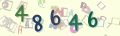 This is a captcha-picture. It is used to prevent mass-access by robots. (see: www.captcha.net)