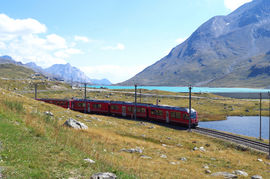 Passo del Bernina
Lago Bianco - Lej Nair
Stazione Ospizio Bernina - Bernina Express
Piz Sassalb