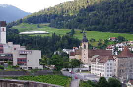 Chur
Seminar St. Luzi - Hof 
Strasse Lenzerheide / road to Lenzerheide