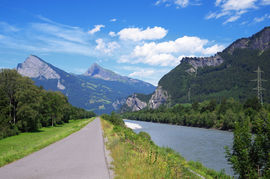 bei/near Bad Ragaz - Rhein
Gonzen - Gauschla