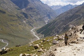Chandra Valley
Chandrabagha Range
Chandra River
Road to Spiti / Piste ins Spiti-Tal