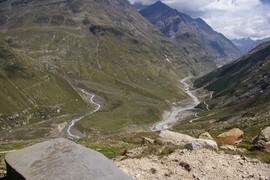 Chandra Valley
Chandrabagha Range
Chandra River
Road to Spiti / Piste ins Spiti-Tal