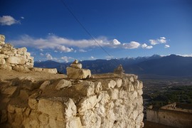 Namgyal Tsemo Gompa
Zanskar Range 
Matho Kangri - Stok Kangri