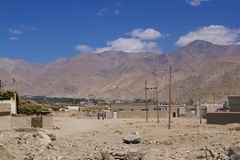 Leh from lower suburb / aus Richtung Indus
Chubi, Changspa
Namgyal Tsemo Gompa 
Khardung-La
