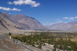 Diskit
Nubra (Shyok) Valley downstream / flussab