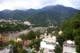 Rishikesh
Laxman Jhula - Tapovan 
Ganga River